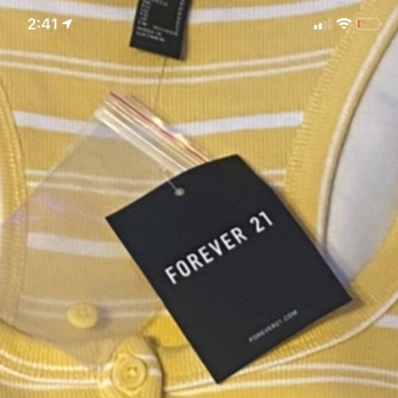 Yellow forever21 top - Picture 3 of 3